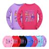 5021 T-shirt a maniche lunghe con stampa Super Star per bambine Rumi Zoey Mira