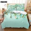Prachtige Bloemen Beddengoedset Dekbedovertrekset 3d Beddengoed Digitale Print Bedlinnen Queen Size Beddengoedset Modeontwerp