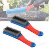Heavy Duty Stainless Steel Wire Brush with Comfortable Plastic Handle - Perfect for Removing Rust, Welding Slag, Dirt, and Paint