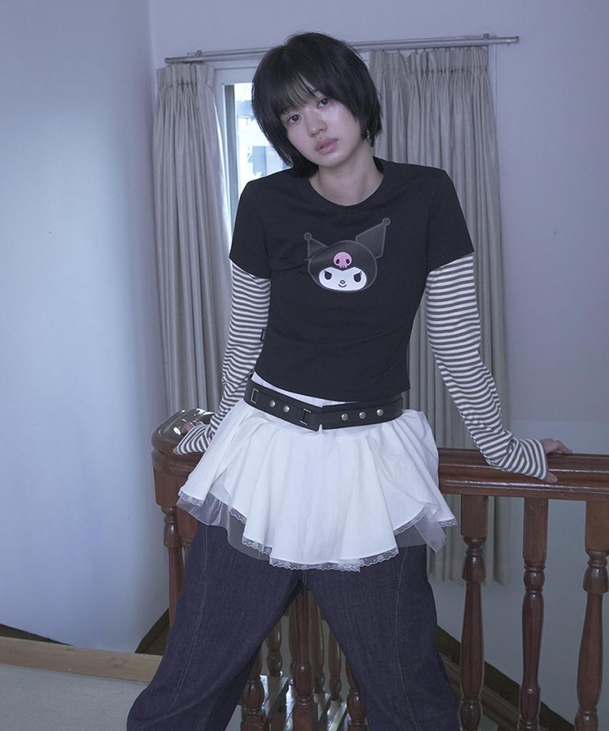 CERRIC Kuromi Layered Top / Black