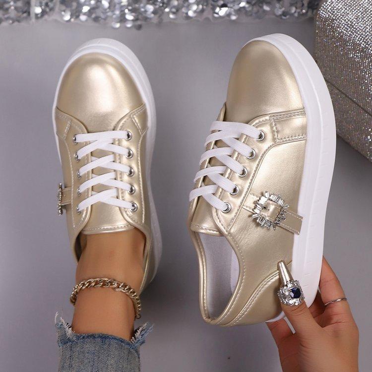 Women's Plus Size New European American Style Round Toe Chunky Sole Casual Versatile Fashion Shoes