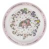 [Q6451] - Children's Melamine Plate 'My Unicorn Unicorn' Pink White - 21.5 Cm