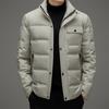 Stehkragen Daunenjacke Herren Herbst und Winter Neu Weiße Entendaunen Workwear Daunenjacke Warme Freizeit Daunenjacke