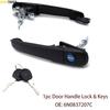1× For Polo Ford Galaxy Car Black Front Right Door Handle Key Lock 6N0837207 6N0837207C Truck Exterior Hardware Parts