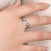 Thumb Ring Vine Shape Adjustable Opening Design Finger Ring Titanium Steel Finger Band Versatile Jewelry Gift