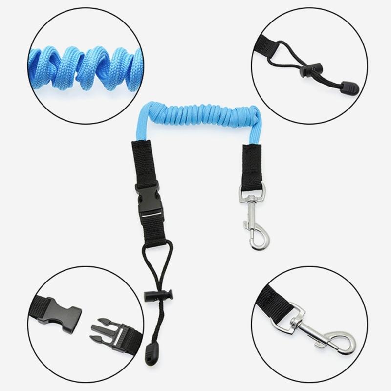 Elastics Paddleboard Lanyards String Cord Kayaks Paddle Leash Canoes Kayaking Paddle Leash Kayaks Canoes Safety String