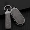 Suitable for Fiat 500 500C 500L 500X Zinc Alloy High-grade Leather Car Key Protective Cover Auto Accessories