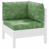 Pallet Cushions 3 Pcs Leaf Pattern Oxford Fabric