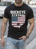 Ohio State Pride - Buckeye Strong Graphic Tee T-shirt