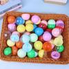 50PCS DIY Hollow Balls Plastic Ball Fillable Bauble Ornaments Home Party Gifts Box Decor Wedding Party Gifts