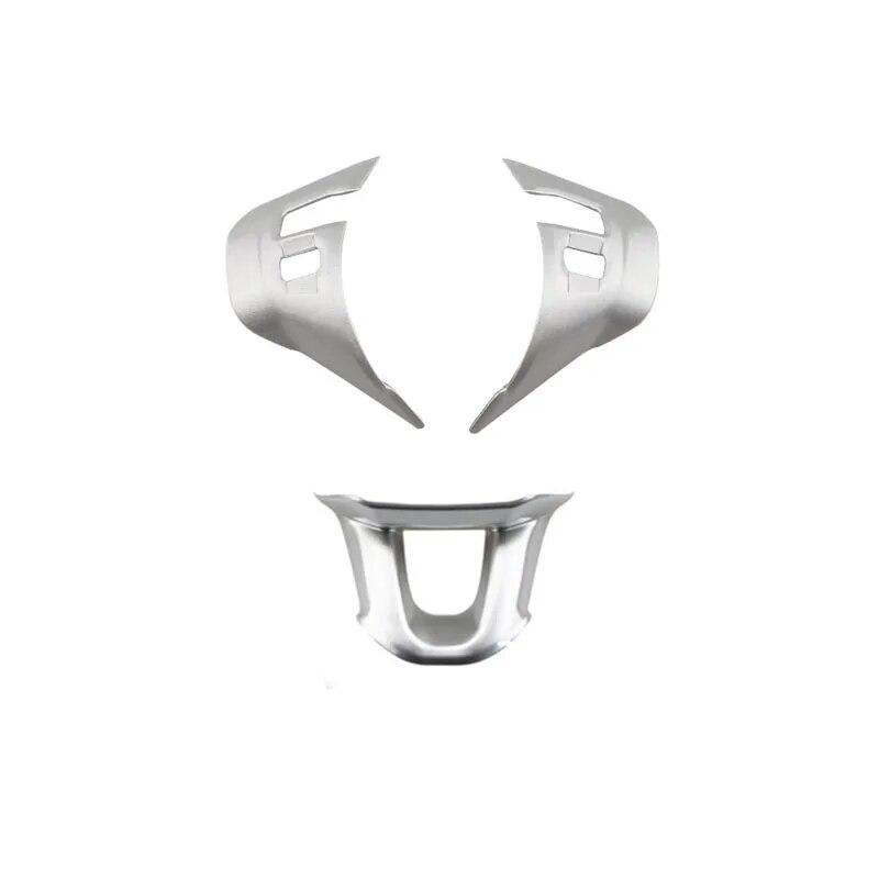 My Good Car for Peugeot 2008 208 2014 - Chrome Steering Wheel Panel Decorative Cover Sticker Steering Wheel Shiny Auto