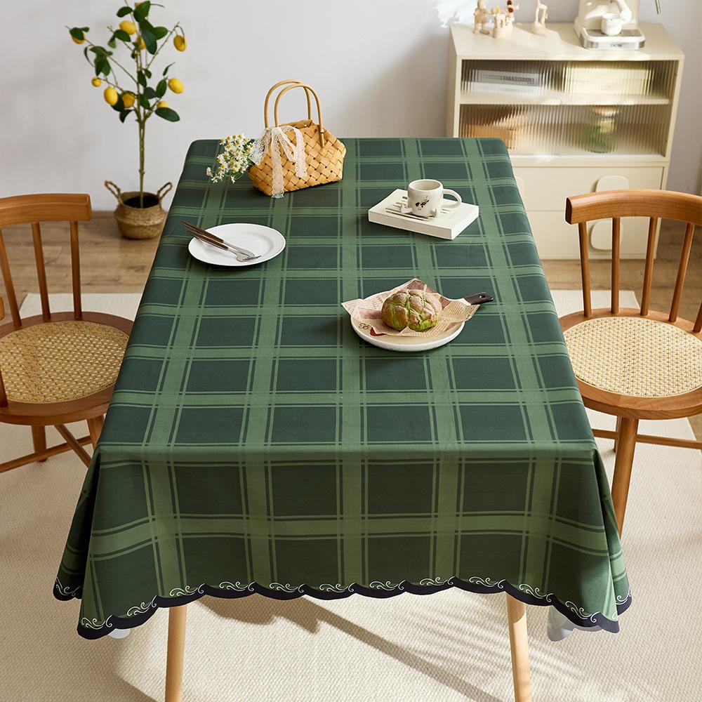 Small Fresh Pastoral Tablecloth, Waterproof Tablecloth, High-Value Living Room Floral Coffee Table Cloth