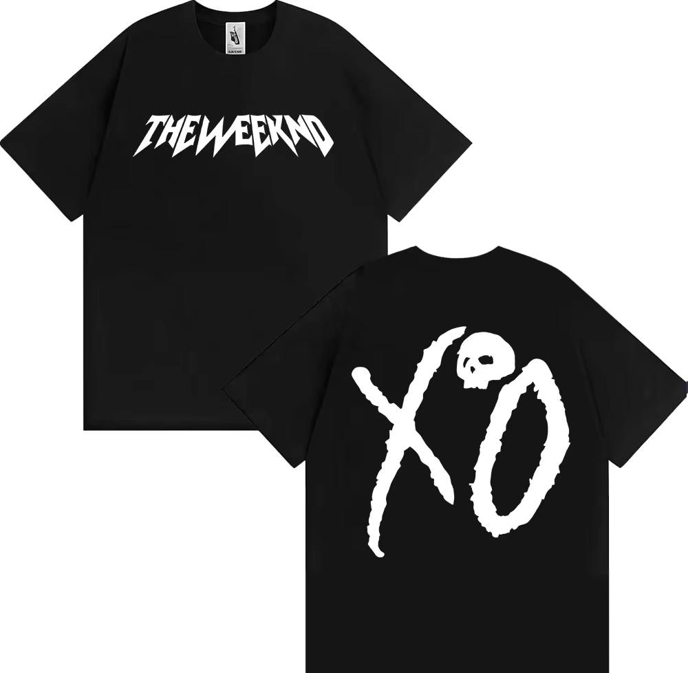 הוויקנד XO After Hours Til Dawn הדפסת מרצ' 2026 חולצת טריקו כותנה יוניסקס ביגוד נשים קיץ חולצת טי Y2k קז'ואל חולצת מעריצים