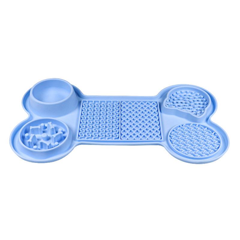 New Silicone Pet Licking Mat Pet Plate Dog Licking Mat Dog Slow Food Mat Suction Cup Slow Food Mat