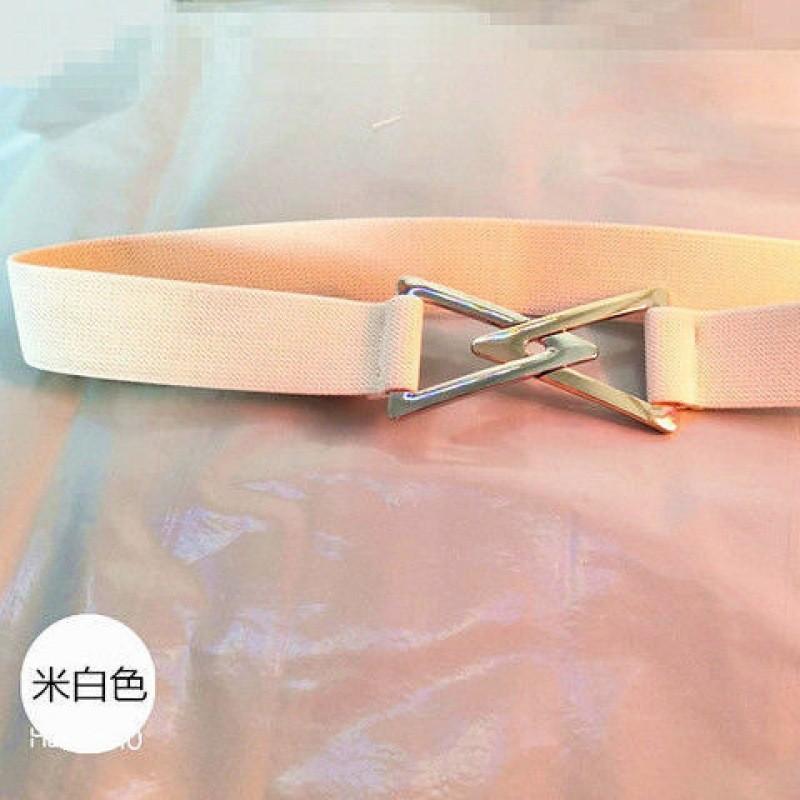 New Stylish Korean Triangle Buckle Elastic Waist Belt For Women Perfect For Dresses And Coats