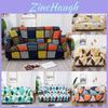 Geometric Abstract Printing Stretch Sofa Cover For Living Room Soft And Wrinkle Resistant Fabric