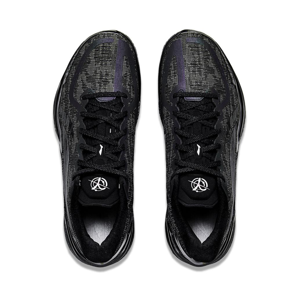 Li Ning Gamma Odpruženie Protišmykové Odolné proti oderu Podpora Ľahké Nízke Basketbalové topánky Pánske Čierne ABAV035-21