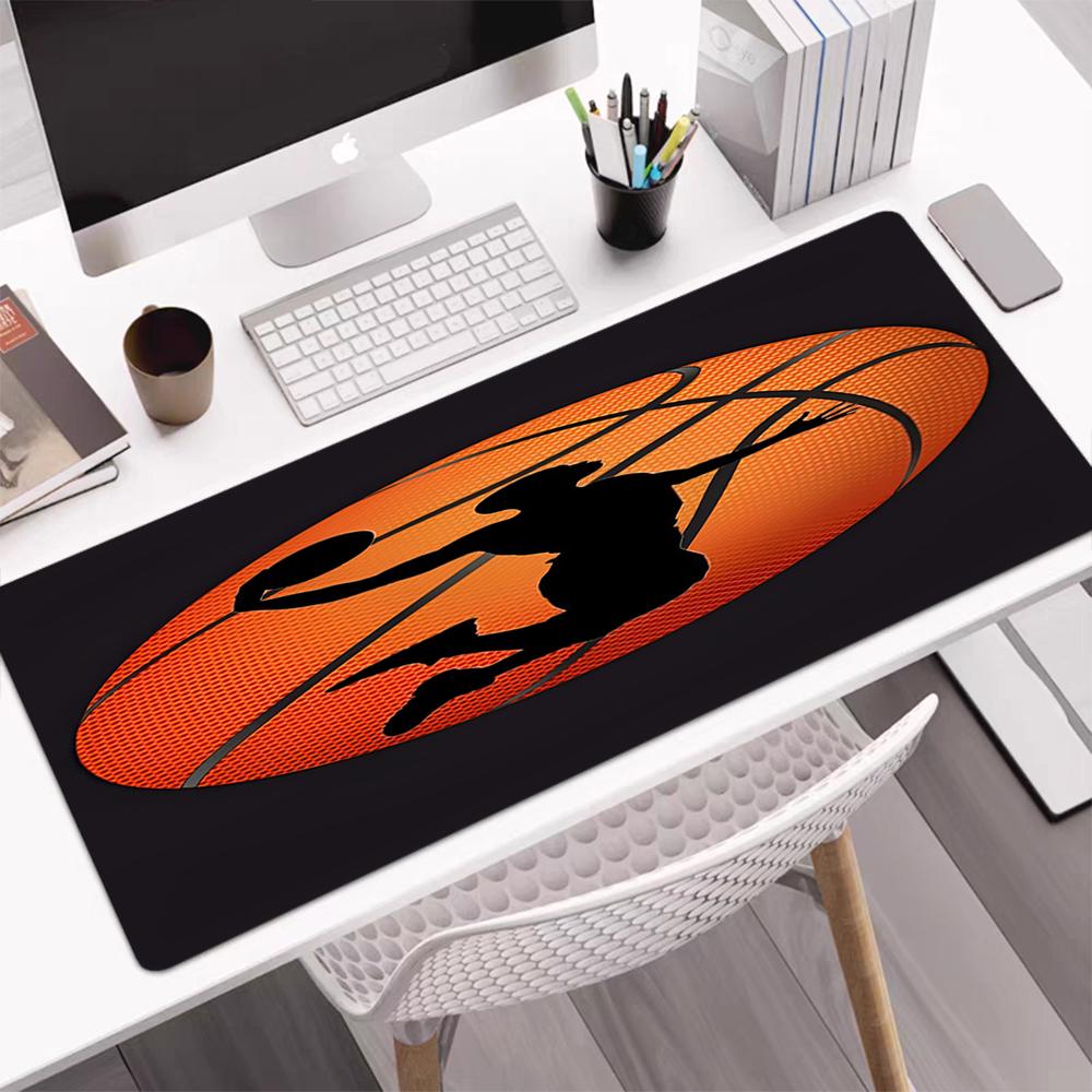 basketball Theme Mouse Pad, Non Slip Rubber Base, Multifunctional Office & Home Decor, Perfect for Workspace Personalization.