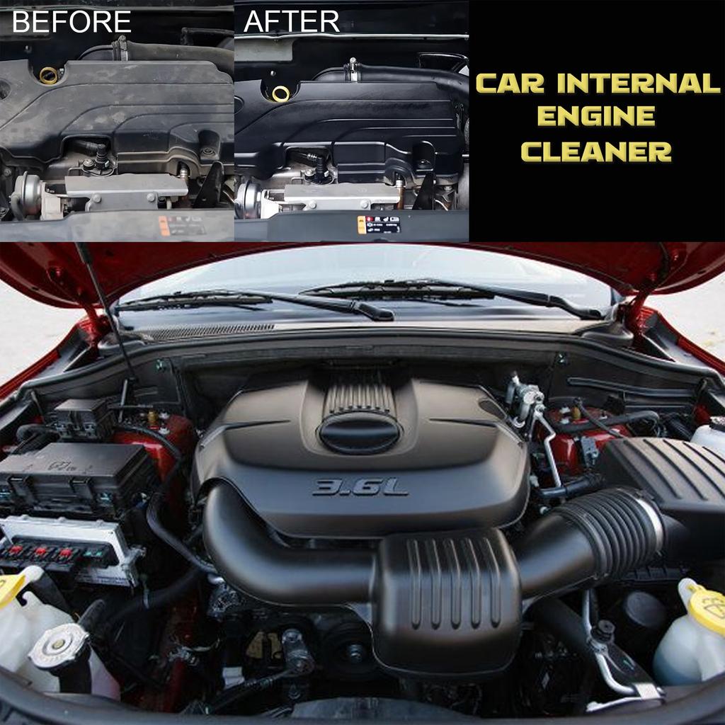 Homonth Car Engine Cleaner Powerful Engine Bay Degreaser & Mud Remover No-Disassembly Cleaning Solution 300ml with Free Sponge