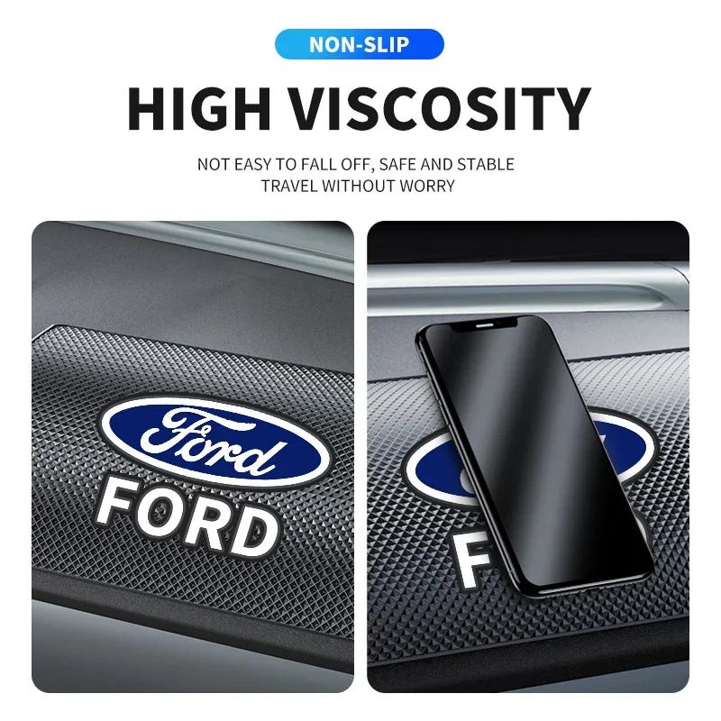 Car Sticky Anti-slip Mat Car Dashboard Pad Heat Resistant Non-Slip Mat For Ford Focus 2 MK2 3 4 MK3 MK4 ST Mondeo Festiva Fusion