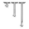 Adjustable 360Degree Rotation Projector Hanging Bracket Durability Metal Construction Supports Up To 10KG Weight