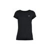 HeatGear Armour Logo Print Crew Neck T-Shirt Women Tops Black 1328964-001