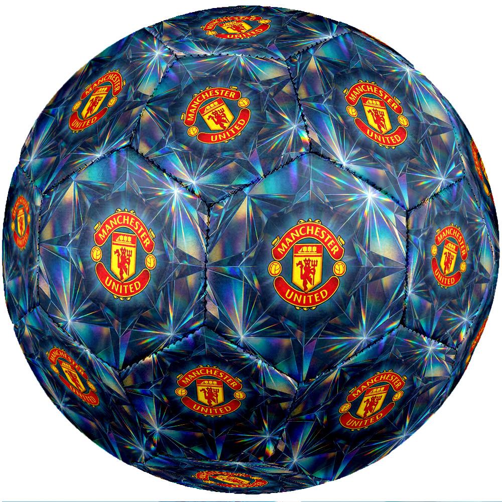 Manchester United Theme Soccer Ball Size 5 Soccer Ball Soft Touch Professional Training Football for Outdoor Sports