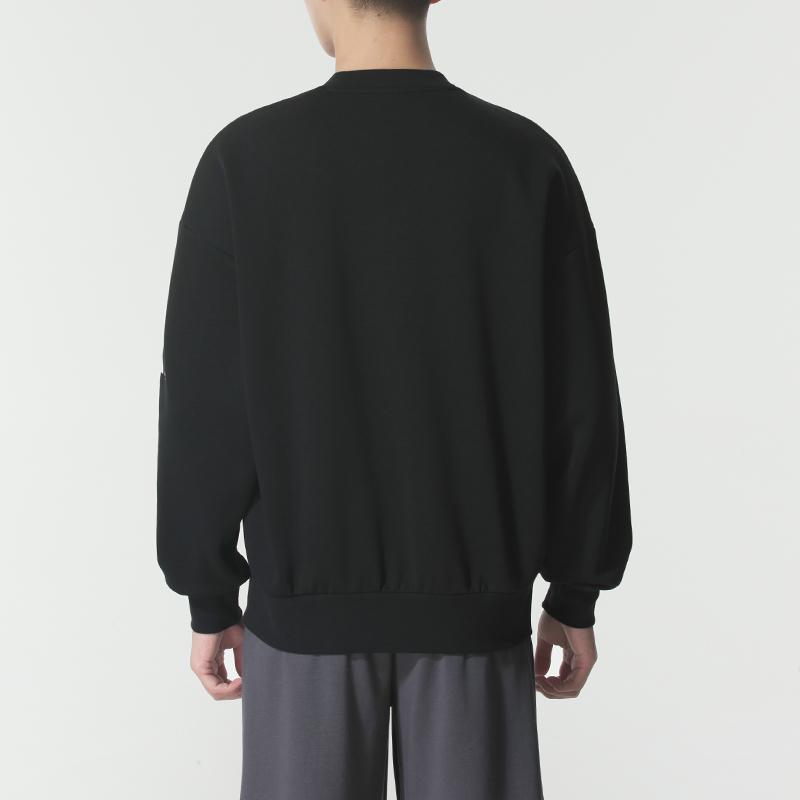 adidas ESSENTIALS Sweatshirt Men's Black JF3542