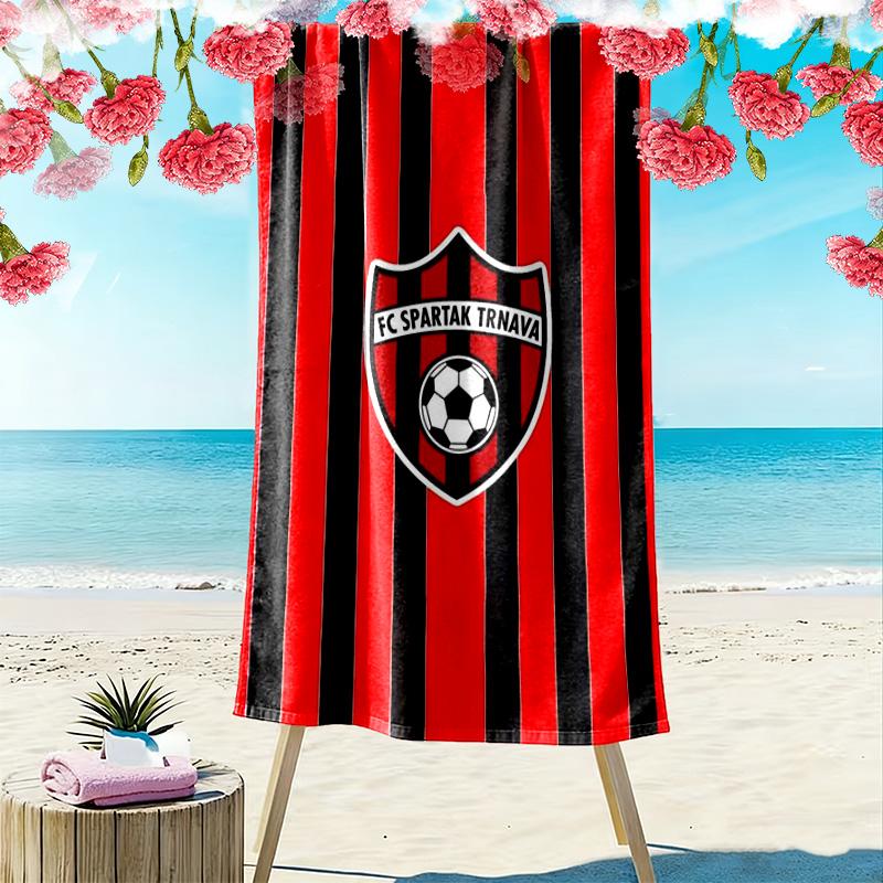 FC Spartak Trnava Print Beach Towel, Large Soft Quick Dry Towel for Beach Camping Swimming
