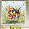 Static Window Sticker Decorative Bird Sticker Waterproof Scratch-Resistant Removable Sticker for DIY Home Decor
