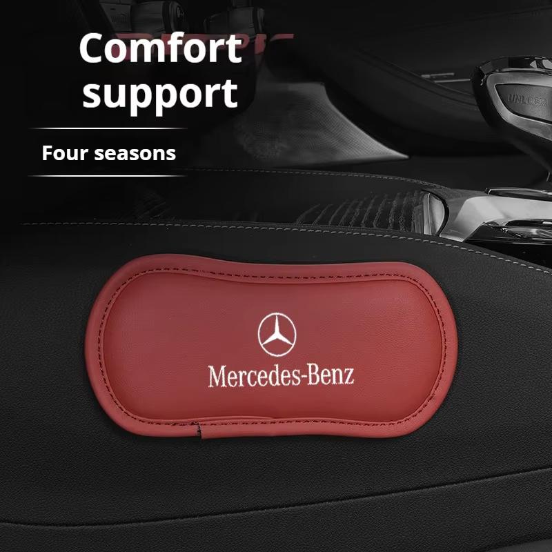 FA03Leder Auto Kniepolster Auto Mittelkonsole Beinpolster für Mercedes Benz AMG C E S GLE CLC Klasse W204 W203 W205 W124 W221 W213 W212