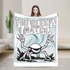 Project Hail Mary Rocky Je Slaapt Ik Kijk Flanellen Dekens Grappige Plaid voor Huis 125*100cm Sprei,