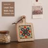 Japanese-Style Solid Wood Insulated Pot Mat: Retro Placemats & High-Temperature Resistant Coasters for Kitchen.