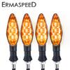 4Pcs/Set 12V Universal LED Motorcycle Turn Signal Light Waterproof Blinker Indicator Flasher Lamp Motorbike Moto