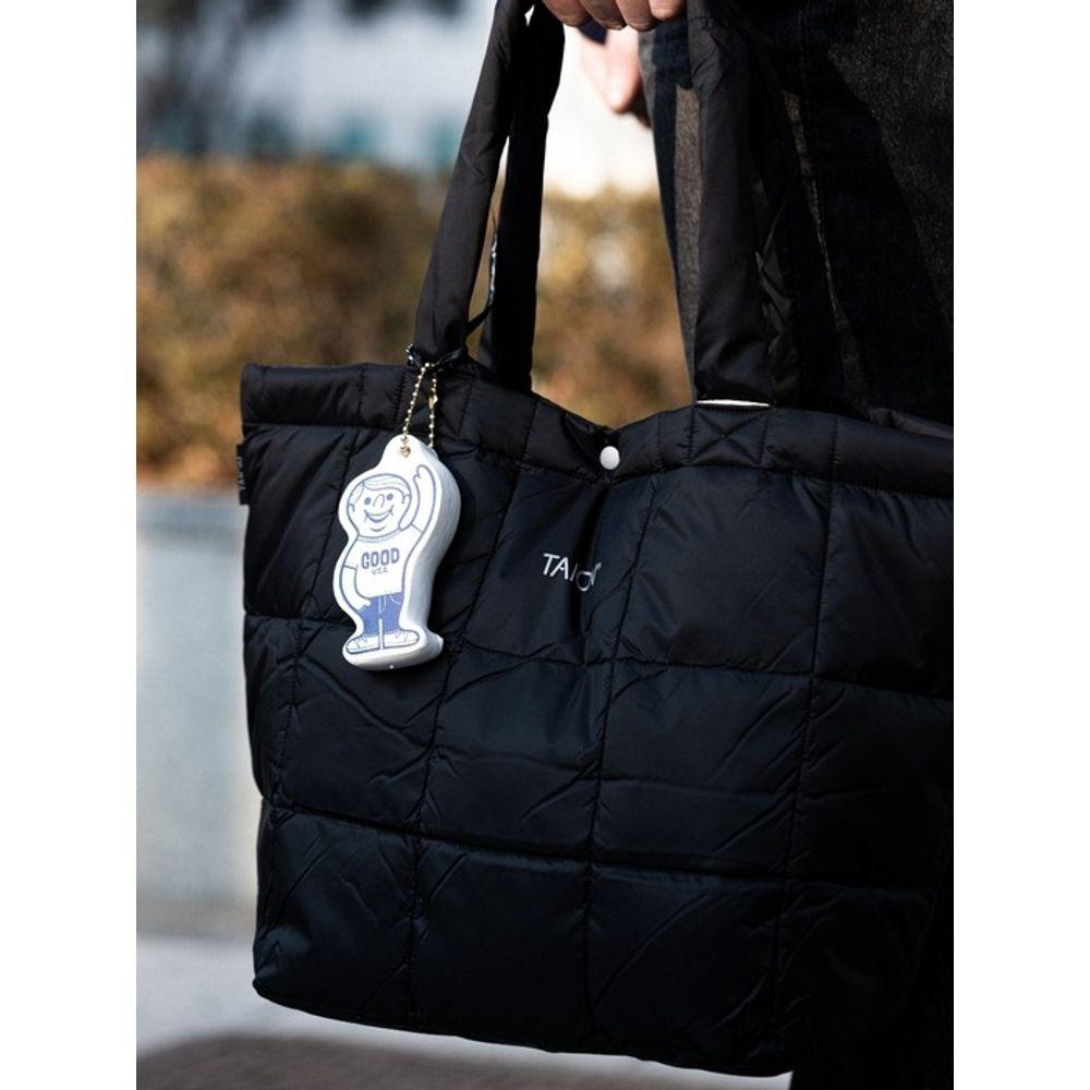 GOOD ON Boy Keychain - White