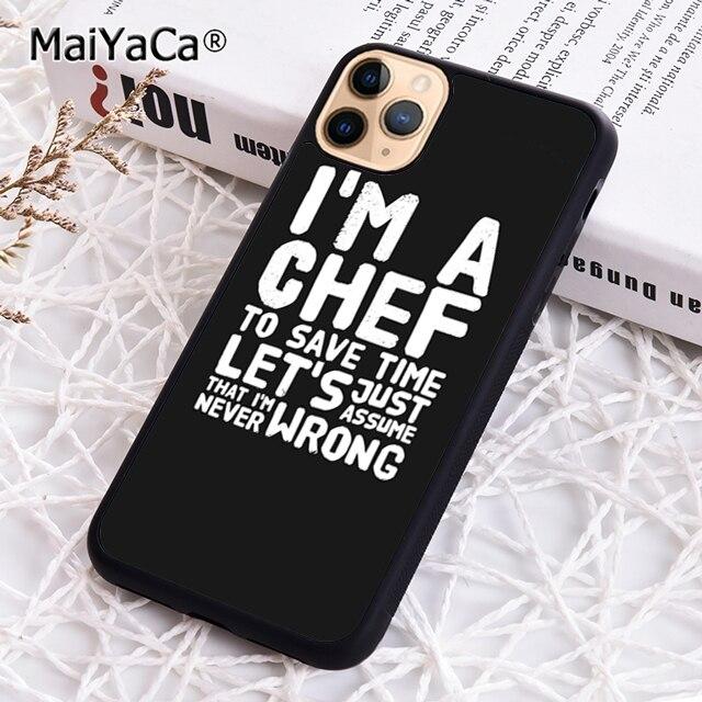 Baking Cook Chef Phone Case Cover For iPhone 5s SE 6 7 8 Plus X XR XS 11 12 13 14 Pro Max Samsung Galaxy S21 S22 Shell