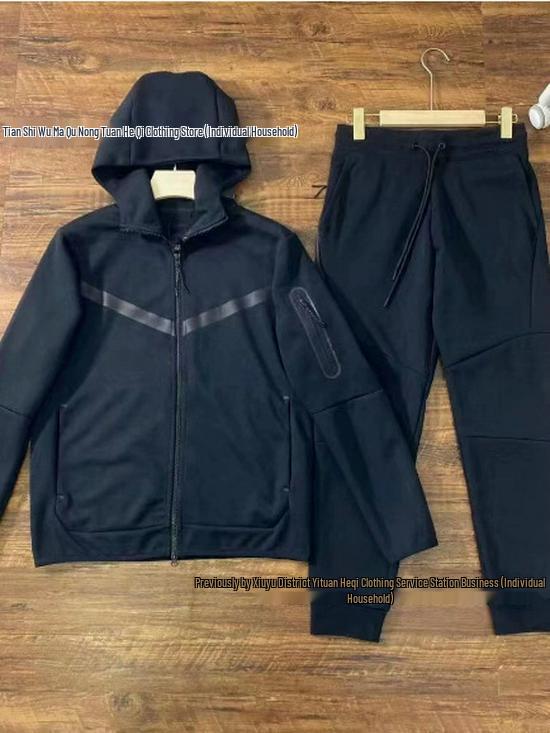 "Men's Cotton Air Layer Hooded Zipper Cardigan Jacket - 2024 Spring/Autumn Casual Coat"