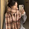 Herbst und Winter Koreanischer Schal Damen Neu Mode Vielseitiger Warmer Schal Weihnachtsgeschenk für Studenten und Paare
