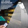 1pcs Bright LED Solar Wall Light, IP65 Motion Sensor, 3 Lighting Mode Light, Outdoor Garden Security Street Yard Lamp
