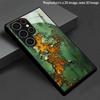 Pour Samsung S26 S25 S24 S23 S22 S21 S20 A56 A55 A36 A16 Coque de téléphone à motif rouille 2D Housse de protection en verre