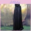 High-quality Halloween Cloak Cosplay Vampire Witch Wizard Robe Party Adult Children Black Cloak Cape