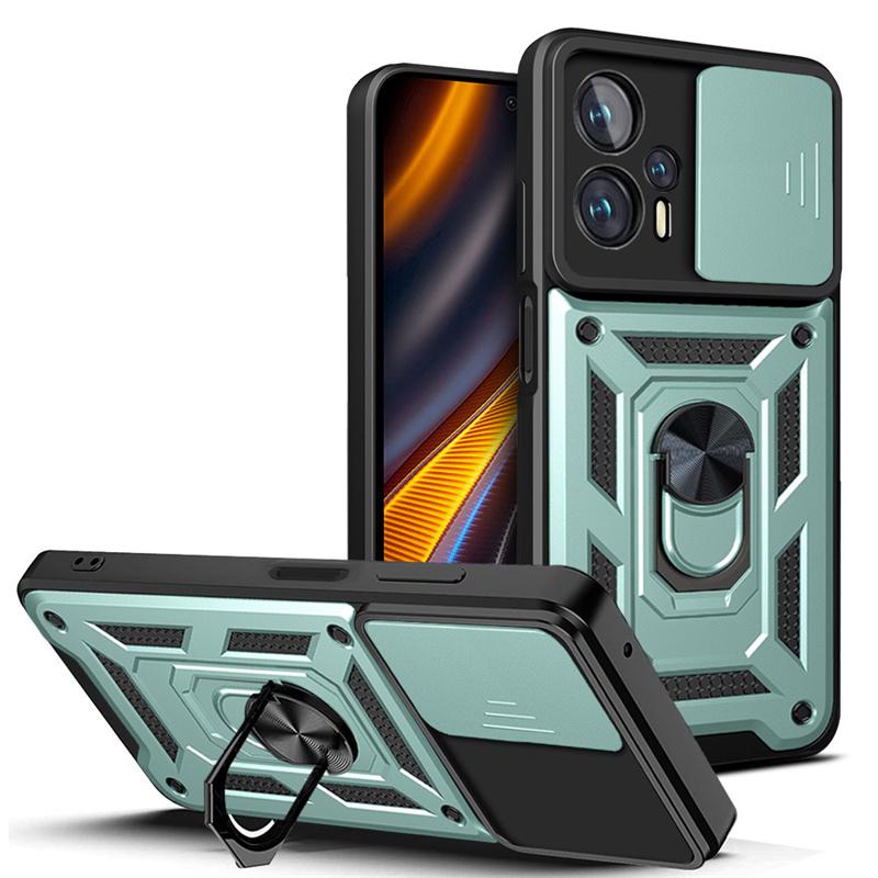 For Xiaomi Poco X4 GT 5G Case Shockproof Magnetic Ring Stand Holder Armor Cases For Poxo Poko Little X 4 GT X4GT PocoX4GT Cover