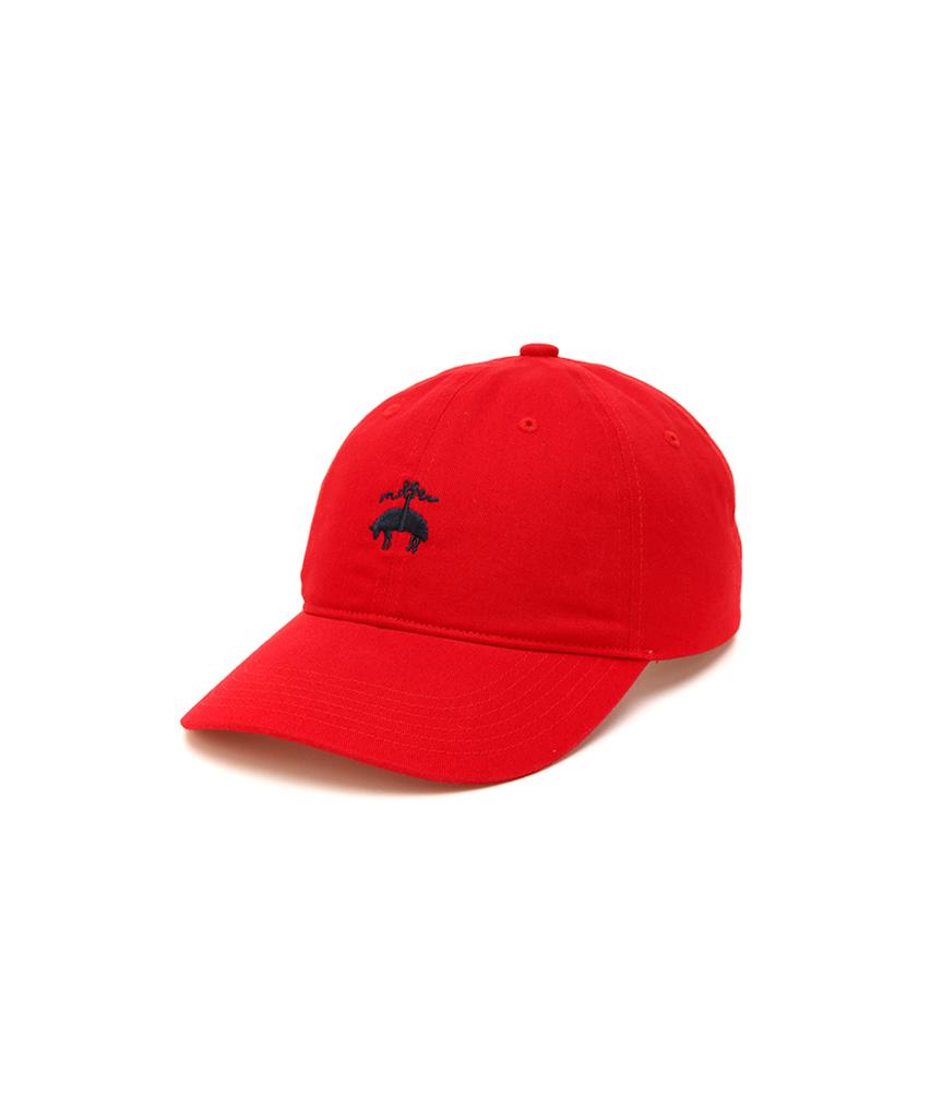 BROOKS BROTHERS [Unisex] Cotton Logo Baseball Cap (Red) (Bbacmm7319Des)