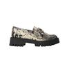 Womens/Ladies Snake Print Loafers