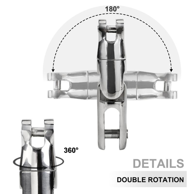 Boats Anchors Swivels Connector StainlessSteel One Section Anchors Connector Anchors