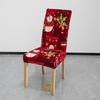 Elastic Christmas Chair Cover Home Spandex Stretch Slipcovers Chair Seat Covers For Kitchen Dining Room Wedding Banquet Home
