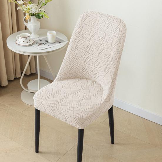 Chair Cover High Elasticity All-Inclusive Design Protective Fit Hidden Elastic Strip Less Slipping Super Soft Dining Chair Cover