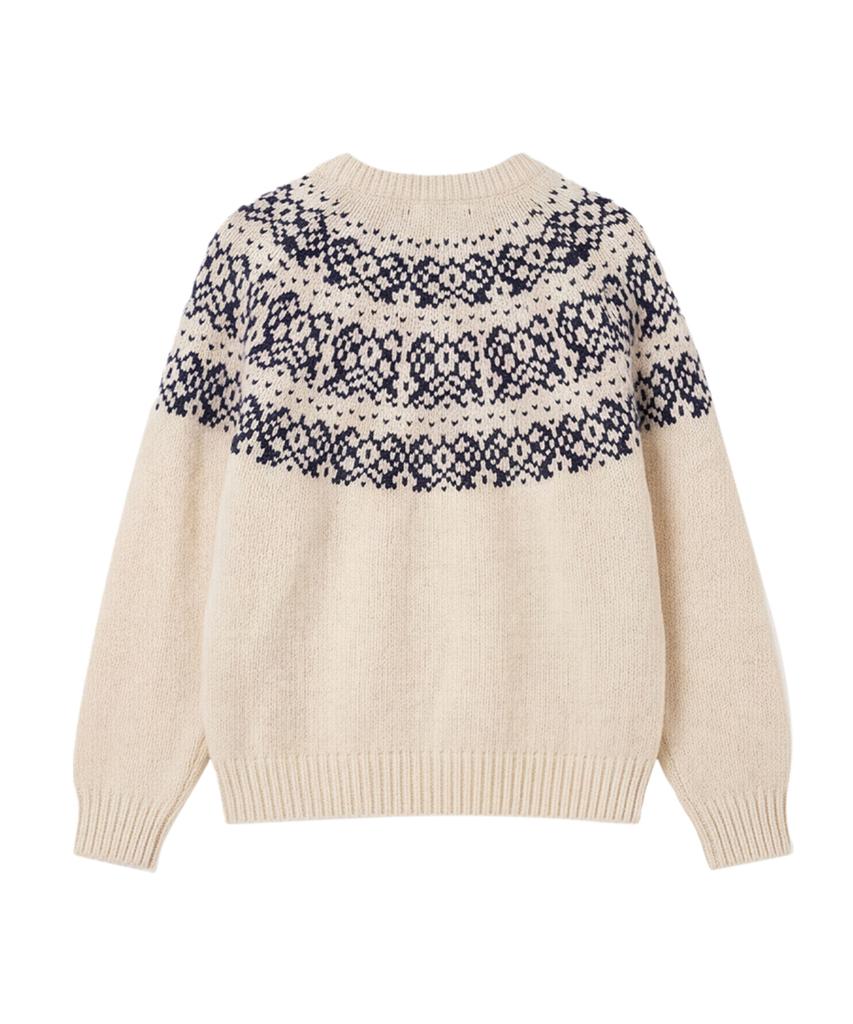 DANGLEDROP Dgdp Nordic Round Knit_Ivory