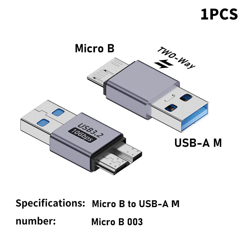 Usb A/C To Micro B 3.0 Adapter 10Gbps Super Speed Data Sync Converter For Macbook Pro Samsung Type C To Micro B Adapter