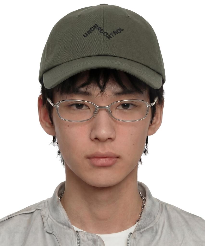 Eondeokeonteulol Cotton Logo Ball Cap Slice Udc / Authentic B B / Brush Olive